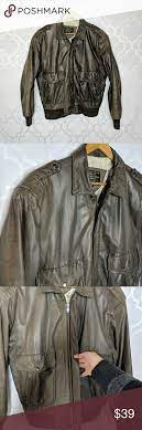 Adler B90 Brown Leather Bomber Jacket Bomber Jacket Vintage Brown Leather Bomber Jacket Leather Bomber Jacket