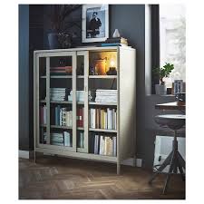 As we are rather cash strapped i am toying with the idea of simply replacing the cabinet doors with the adel by ikea. Idasen Cabinet With Sliding Glass Doors Beige 120x140 Cm Ikea