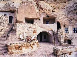 underground caves or hotels ...