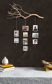 15 Creative Photo Display Ideas That Don T Need Frames Diy Photo Display Diy Home Crafts Tree Branch Decor
