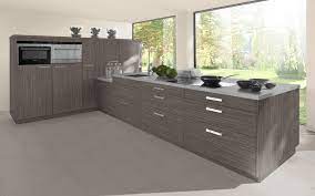 We have grain matched solid wood running horizontally across the lower cabinets. Textured Wood Kitchen Door In Grey Beige Zebrano Trade Doors For All