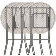 Rhinolite 32 Round Plastic Folding High Top Cocktail Table 43 5 Bar Height Folding Steel Frame Bar Table Sets Diy Cocktail Table Pub Table