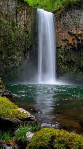 Waterfall Body Of Water Water Resources Natural Landscape Nature Water In 2020 Waterfall Background Waterfall Beautiful Places Nature