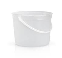 1.25 Gallon BPA-Free Food-Grade Bucket (T808160B) - Case of 120 -  Translucent