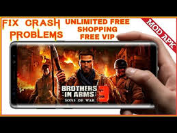 Download brothers in arms 3 mod apk unlimited money + obb 1.5.1a latest version for android 1 click, game deverloped by gameloft se. Download Brothers In Arms 3 V1 4 9a Mod Apk Free Vip Free Shopping Fix Crash Problems With Gameplay