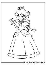 Elsa coloring pages can be touted as one of the most favorite princess characters to be colored. Printable Princess Peach Coloring Pages Updated 2021