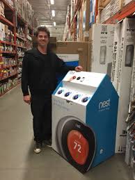 Nest Display At The Home Depot Los Angeles The Home Depot Smart Home Brick And Mortar