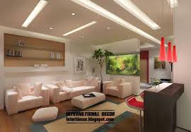 Courtesy of contemporary living room ceiling design. Top 10 Suspended Ceiling Tiles Designs And Lighting For Living Room
