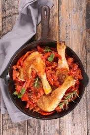 Poulet Basquaise Recette Recettes De Cuisine Recette Poulet Recette Poulet Basquaise
