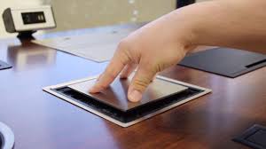 When not in use, the unit easily slides down and clicks into place. Table Top Power Outlets Pcs19 Spring Loaded Base With Square Cap Youtube
