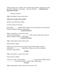 Bakal guru bahasa melayu dan sastera. Contoh Teks Ucapan Pengacara Majlis Sempena Hari Guru Craft Tutorials Teks Tutorial