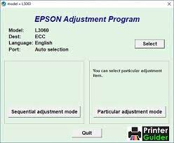 Epson L3060 Resetter Adjustment Program Free Download Epson Ecotank Epson Adjustable