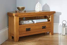 Do you think oak corner tv stands appears nice? Country Oak Corner Tv Unit With Drawer Free Delivery Top Furniture