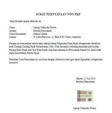 Berikut adalah beberapa contoh surat pengunduran diri dari perusahaan untuk anda jadikan sebagai bahan referensi dalam menulis contoh surat yang baik. Apa Itu Surat Pernyataan Non Pkp Pajak Io