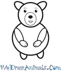 I sneakily encouraged him to draw or scribble or make designs through projects like a making giant comic strip or simply sticking colored tape in his art. How To Draw A Simple Bear For Kids