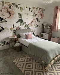 Blooming Peonies Wall Art Removable Pale Wallpaper Peony Etsy In 2021 Wallpaper Bedroom Floral Bedroom Floral Wallpaper Bedroom