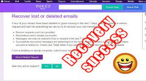 How To Recover Permanently Deleted Yahoo Mail From Trash ! - Youtube