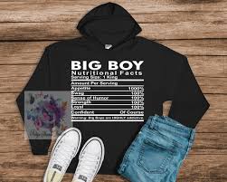 Big Boy Hoodie Big Tallmengiftsblack Fridaychristmas Etsy