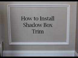 Shadow boxing is the act of punching into the air, usually without an opponent, as exercise. How To Install Square And Angled Shadow Box Trim On Walls Youtube