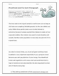 Proofreading Practice Middle School Editing And Proofreading Worksheets Collection Sentences In 2020 Middle School Misspelled Words Math Division Worksheets