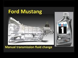 Manual Transmission Fluid Change Ford Mustang 1994 2004 And Earlier Fox Liquido De Transmision
