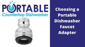 I use my dishwasher to clean the dishes and large pots and pans get washed in the sink at the same time. Portable Dishwasher Faucet Adapter Youtube