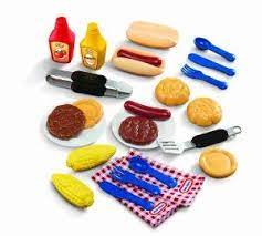 To Use With Toy Stove The Kid Has To Have Some Eats On Their Camping Trip Backyard Barbeque Pretend Play Food Little Tikes