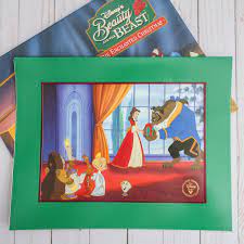 Disney S Beauty The Beast The Enchanted Christmas Lithograph By Momscuriocabinet On Etsy Vintage Kids Toys Disney Beauty And The Beast Playroom Decor