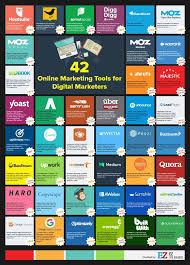 42 Online Marketing Tools To Make Your Life Easier Online Marketing Tools Marketing Tools Digital Marketing Tools