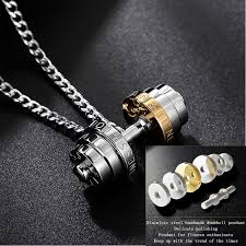 They are excited by football boots these are the terrace heroes who have tailgated, cried, and gotten their jerseys signed. Mans Boys Stainless Steel Gold Barbell Dumbbell Pendant Necklace With 60cm In Ball Chain Suitable For People Who Love Sports And Gifts Gold Men Jewelry