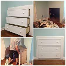 Diy Built-in Dresser Built In Dresser Home Home Diy