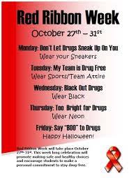 Red ribbon week is the perfect opportunity to share information with. Red Ribbon Week Activities For October 27th October 31st Red Ribbon Week Red Ribbon October Spirit Week Ideas