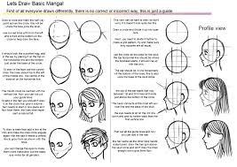 Deviantart is a very good place to study anatomy. Basic Manga Head Tutorial 2 Update By Hoshi Kou On Deviantart Manga Hair Manga Tutorial Anime Art Fantasy