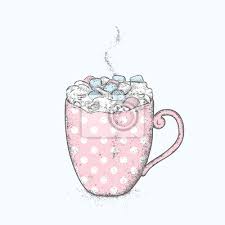 Schone Tasse In Erbse Heisse Schokolade Und Marshmallows Vector Leinwandbilder Bilder Receipe Hipster Marshmallow Myloview De