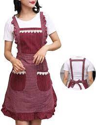 Eur 3.57 to eur 3.60. Buy Na Seifini Cute Apron For Women With Pockets Comfortable Kitchen Apron Perfect For Cafe Shop Baking Gardening Cooking Red Online In Turkey B083tsjfc8