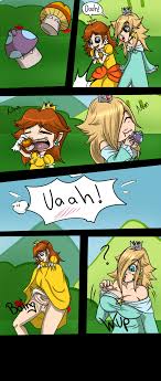 Mushrooms - Rosalina x Daisy 1 by eente - Hentai Foundry