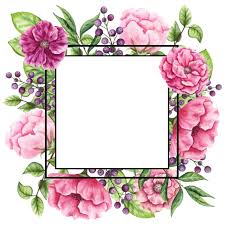 Pin De Linda Sweetcun Em Cartoes Delicados 2 Molduras Para Convites De Casamento Imagem Floral Aquarela Floral