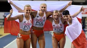 Pia skrzyszowska (100 m i 100 m ppł), alicja konieczek (3000 m z przeszkodami), michał haratyk (kula), norbert kobielski i kamila lićwinko (wzwyż), natalia kaczmarek (400 m), paweł fajdek (młot), robert sobera (tyczka) i kobieca sztafeta 4x400 m w składzie: Hme Glasgow 2019 Zenska Sztafeta Bezkonkurencyjna Polki Prowadzily Od Startu Do Mety Polsat Sport