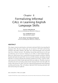 105 likes · 14 were here. Pdf Formalizing Informal Call In Learning English Language Skills