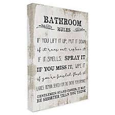 Wall decor, whether it's a mirror, wall art or a sign, can transform a room by tying all the details together into one cohesive space. Bathroom Laundry Room Wall Art Bed Bath Beyond