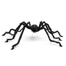 Horror giant black plush spider halloween party decoration props kids children toys haunted house decor. 5ft 150cm Hairy Giant Spider Decoration Halloween Prop Haunted House Decor Party Other Holiday Seasonal Decor Holiday Seasonal Decor