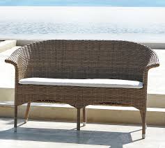 Mit klarem design und natürlicher optik fügt sich die bank im. Zebra Sitz Bank Sofa Hastings 5331 Walnut Polyrattan Art Jardin