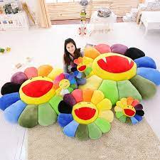 Following a residence in chicago and vancouver, the. Adorable Takashi Murakami Plushies Ohana Flower Cushion Rainbow Large Plush Pillow Wish