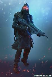 Black Hand Helghast Kzsf Shadow Fall Super Soldier Futuristic Armour Their defining feature is the glowing orange/red goggles worn by their soldiers. pinterest