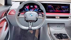 Seats made with sustainably produced materials complement the modern feel. 2021 Bmw Concept I4 Interior Exterior Details Youtube