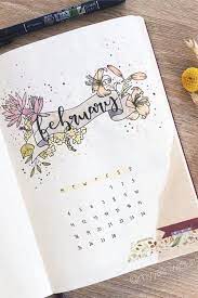 Bullet Journal Monthly Cover Ideas For February 2020 Crazy Laura February Bullet Journal Bullet Journal Cover Ideas Bullet Journal For Beginners