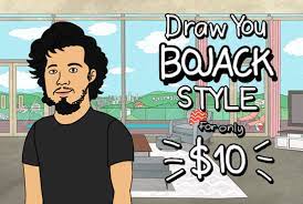 Draw You As A Character Bojack Horseman Style By Jamoquina Fiverr Bojack by seagerdy on deviantart. draw you as a character bojack horseman style