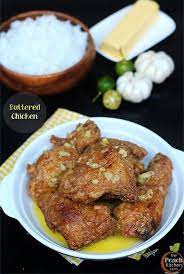This Filipino Buttered Chicken Is Filled With The Flavor Of Garlic And Butter It S Very Much Different From T Indian Food Recipes Butter Chicken Peach Kitchen