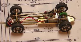 Simple Brass Chassis For Vintage Open Wheel Car Slot Cars Slot Racing Slot