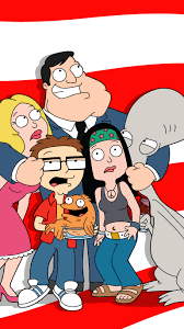 With seth macfarlane, wendy schaal, scott grimes, rachael macfarlane. American Dad Phone Wallpaper Moviemania